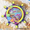 Ímã de Geladeira Souvenir de Viagem Souvenir de Weihai Liu Gongdao, Shandong Tendência Nacional Adesivo Magnético de Madeira Tocha Oito Ruas
