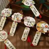 Famoso en Internet Festival de Mediados de Otoño Ramo Tarjeta Colgante Mensaje de Bendición Festiva Tarjeta de Felicitación Pastel de Luna Regalo Floristería Materiales Venta al por Mayor