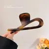 Nuevo Pinza de Garra de Alto Gama Estilo Francés Retro Nicho para Mujer, Pasador Elegante Grande para la Parte Posterior de la Cabeza, Accesorio Simple para el Cabello