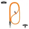 Lanyard Popular para Teléfono Móvil de Muñeca 6mm Fuerte para Colgar en el Cuello Cruzado Ajustable Exterior Montañismo Cuerda Trenzada Anti-Pérdida Color Pistola