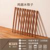 [Artículos Estrictamente Seleccionados] Palillos de Madera de Ala de Pollo Palillos Públicos 32cm Palillos para Fondue Madera Maciza Antideslizantes Resistentes a Altas Temperaturas Palillos de Madera