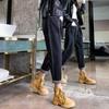Calças Jeans Femininas Soltas de Cintura Alta 2025 Primavera/Verão Novo Estilo Coreano Cintura Alta Emagrecimento Perna Reta Harem Cenoura Dad Pants