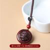 Llavero con colgante del zodiaco de palisandro para hombre y mujer, accesorio para colgar bolsos de pareja, cadena para colgar llaves de coche, accesorios para colgar