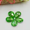 Venda Quente Transfronteiriça Diamantes Coloridos em Forma de Gota d'Água, Diamantes de Vidro Transparente, Diamantes de Formato Especial, Gemas para Manicure Banhadas a Prata com Fundo Pontiagudo