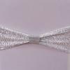 Encosto elástico para cadeira, flor, lantejoulas, laço para cadeira, hotel, casamento, suprimentos para casamento, capa para cadeira, tiras decorativas de lantejoulas