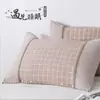 Toalla para almohada de algodón puro tela de hilo de algodón completo pañuelo para la cabeza de la almohada funda de almohada para adulto antideslizante de fijación con botón de presión semi-envuelto de alta gama europea