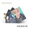 Diecisiete Tarjetas Pequeñas: Wonwoo, Jeonghan, Xu Minghao, Kim Mingyu Tarjetas Lomo Láser de Celebridades Postales