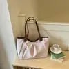 Bolso de Lona Estilo Artístico Estilo Universitario Coreano Transfronterizo para Mujer 2026 Verano Nuevo Moda Tendencia Bolso de Hombro de Gran Capacidad