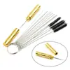 Escova de limpeza de carburador ferramenta de limpeza ferramenta de limpeza de motocicleta Conjunto de fios para limpeza de giclê de carburador de motocicleta