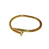 Pulsera de Acero Inoxidable con Hebilla de Cruz para Uñas de Circonita, Moderna, Exquisita, Versátil, Lujo Ligero, Joyería de Alta Gama