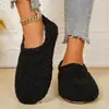 Nuevas zapatillas de algodón simples de venta caliente transfronteriza para mujer, engrosadas, ligeras, antideslizantes, cálidas zapatillas de dormitorio, venta al por mayor desde el fabricante