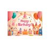 Cartões de Aniversário em Inglês Transfronteiriços, Lembrancinhas, Presentes, Decorações de Bolo Florais, Cartões com Mensagens de Bênção, Cartões Pequenos Atacado