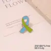 Venta Caliente Transfronteriza Internacional Broche de Lazo Rosa Material de Aleación Botón Insignia de Voluntario de Caridad Cinta