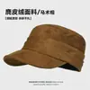 Novo Chapéu Equestre Feminino Tendência para Outono e Inverno, Chapéu Octogonal Pregueado em Camurça Que Faz o Rosto Parecer Menor, Boina Estilo Japonês e Coreano Chapéu de Jovem Repórter Venda por Atacado