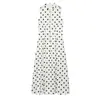 2026 Verão Novo Produto Europeu e Americano Transfronteiriço Moda de Rua Elegante Vestido Sem Mangas de Bolinhas W05 26199