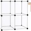 Gabinete Almacenamiento Gabinete de Almacenamiento Multicapa a Prueba de Polvo Gabinete de Almacenamiento de Plástico Estante de Almacenamiento Engrosado Estante Impermeable Gabinete de Almacenamiento para Sala de Estar Fabricante