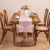 Funda de Tela Blanca de Encaje Moderno con Borlas para Mueble de TV Toalla para Sofá Mantel para Mesa de Comedor Mantel para Mesa de Café Cubierta Decorativa para Zapatero