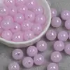 Dingyi K12 Luna Fría Frijoles de Gelatina Arcoíris Cuentas Redondas Electrochapado de Alto Brillo Agujero Pasante Cuentas Sueltas Hecho a Mano DIY Cadena para Teléfono Móvil Accesorios para Joyería