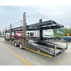 Exportación de Semirremolque de Transporte de Vehículos de Dos Pisos de Estilo Europeo de 8 Posiciones, Portavehículos Pequeños, Vehículo de Transporte de Coches de 6 Posiciones 8 Posiciones, Semirremolque de Transporte