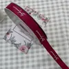Huaying Cintas con Hilo de Letras Inglesas Ramo de Flores de Cinta Empaque de Regalo para Pastel Cinta Cinta Floral Cinta