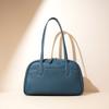 2026 Bolso Tote de Cuero Genuino de Gran Capacidad para Mujer, Bolso Bowling de Moda para Viajes Diarios, Bolso Boston de Mano y Hombro