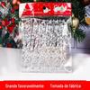 Suprimentos para festival de Natal pingente de barra de gelo transparente pingente de coluna de gelo fio decorativo para árvore de Natal enfeites pendurados
