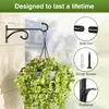 Soporte colgante de hierro forjado personalizado para cultivo de flores en terraza, soporte de resorte de forma especial, exclusivamente para decoración transfronteriza, gancho de maceta para pared