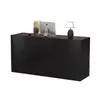 Mostrador isla para tienda de ropa, mostrador de recepción, mostrador de bar de lujo para empresa, mostrador de recepción, salón de belleza, mesa de mostrador pequeña para supermercado