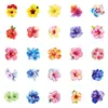 50 Pegatinas Variadas de Flores Mixtas Graffiti DIY Decoración de Carrito Maleta Patineta Pegatinas Impermeables