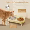 Los tazones de acero inoxidable para perros y gatos más vendidos de Amazon son antiderrames, tazones dobles diseñados para proteger la columna cervical y evitar que la comida se derrame.
