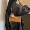 Bolsa de ombro feminina estilo Chanel com padrão de losangos 2026 nova tendência popular bolsa de ombro único bolsa hobo versátil