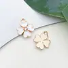 1 Pingente Branco com Gotejamento de Óleo, Pingente Pequeno para Pulseira e Colar, Acessório de Chaveiro DIY Feito à Mão Venda por Atacado