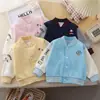 Chaqueta de béisbol para niños, nueva moda de primavera y otoño, chaqueta de dibujos animados para niños y niñas, top para niños pequeños, chaqueta de bebé, ropa para niños