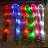 Lanyard Luminoso LED Personalizado Advertencia Nocturna Insignia de Fábrica Empresarial Lanyard de Nailon LED Luminoso Colorido