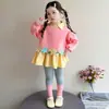 Conjunto de Ropa para Niña para Primavera y Otoño 2026 Nueva Moda Elegante Ropa Infantil para Bebés Niñas Conjunto de Dos Piezas Súper Lindo