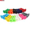 Puños Universales Modificados para Manillar de Motocicleta de Silicona de un Solo Color Suaves 22/24 mm