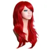 Cabello rizado de alta temperatura de 70 cm de largo, seda, multicolor, rizado, peluca de dibujos animados para COS, pelucas de AliExpress, suministro transfronterizo