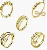 Anillo Giratorio de Plata Tailandesa para la Ansiedad Anillo para el Dedo Índice Multi-Círculo Cuentas de Transferencia Auspicioso Transferencia Moda Coreana Regalo para Novia