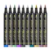 Marcadores de Tatuaje de Venta Caliente Transfronterizos, Plumas de Tatuaje Temporal para Pintura Corporal, Pegatinas de Boceto de Tatuaje Gratis, Plumas para Disfraces de Fiesta