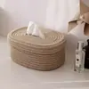 Caixa de Lenços Estilo Nórdico Criativo Caixa de Papel Toalha Simples Japonesa Oval Doméstica Sala de Estar Mesa de Jantar Caixa de Armazenamento de Guardanapos