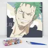 20*20 Pintura al Óleo Digital de Dibujos Animados de Anime Pintura Decorativa DIY para Colorear Hecha a Mano para Niños Stock Listo Pintura al Óleo Digital al por Mayor