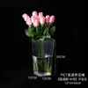 Balde Acrílico Transparente para Flores Frescas Tamanho Grande Buquê de Flores Frescas Balde para Cultivo de Flores Floricultura Loja de Flores Uso Especial