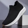 Sapatos femininos, novos modelos de outono, sapatos casuais esportivos de malha com cabedal tipo meia para casais, moda tendência, tênis de corrida feminino