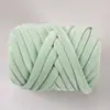 Fio para Manta Tricotado à Mão 3cm Fio de Veludo Cristal Super Macio Novo Fio Islandês Super Grosso para DIY da Amazon