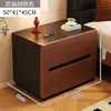 Mesita de noche Wind Usada Apartamento Pequeño Modelo Nuevo Habitación de Alquiler Hogar Dormitorio Estante de Almacenamiento de Mesita de Noche Armario de Mesita de Noche