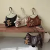 Bolso de Axila de Diseño Nicho Chic Estilo Coreano para Mujer Nuevo Nuevo Retro Versátil Simple para Viajar Bolso de Hombro Único Cruzado