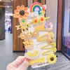 Horquilla de Dibujos Animados para Niños Celebridad de Internet Coreana Princesa Tocado Niñas Niña Pequeña Cabello Roto Horquilla bb Accesorios para el Cabello de Bebé Lindo