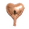 Plato de luz de 10 pulgadas estrella pequeña de cinco puntas corazón de durazno globo de aluminio de 10 pulgadas globo decorativo de aluminio con forma de corazón de color sólido