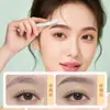 Depilador de Cejas con Patrón de Mármol Protector de Malla Fina, Depilador de Cejas Profesional Avanzado, Herramienta Segura para Recorte y Belleza de Cejas para Maquilladores