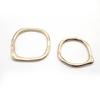 Anillo irregular para ropa, accesorios para mochilas, bolsos, anilla de metal para equipaje, círculo de aleación